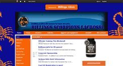 Desktop Screenshot of billingsscorpions.com